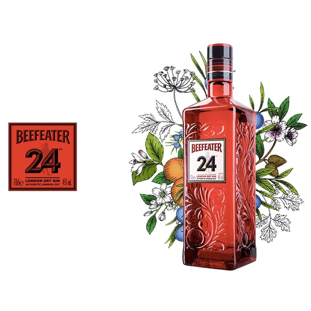 Beefeater 24 Gin England London Dry (700mL) - drinkswithdave