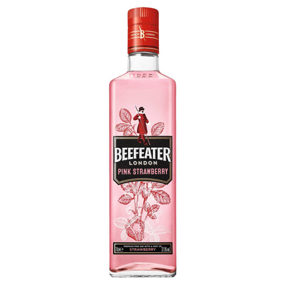 Beefeater Pink Gin England London Dry with Balloon Glass Gift Pack (700mL) - drinkswithdave