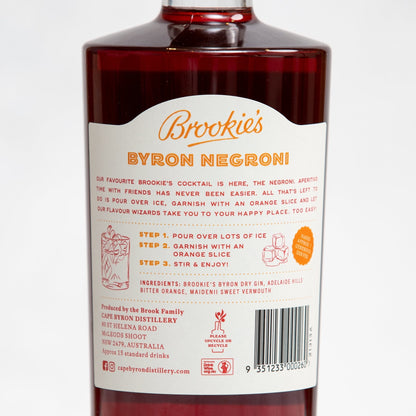 Brookie's Byron Negroni (700 mL) - drinkswithdave