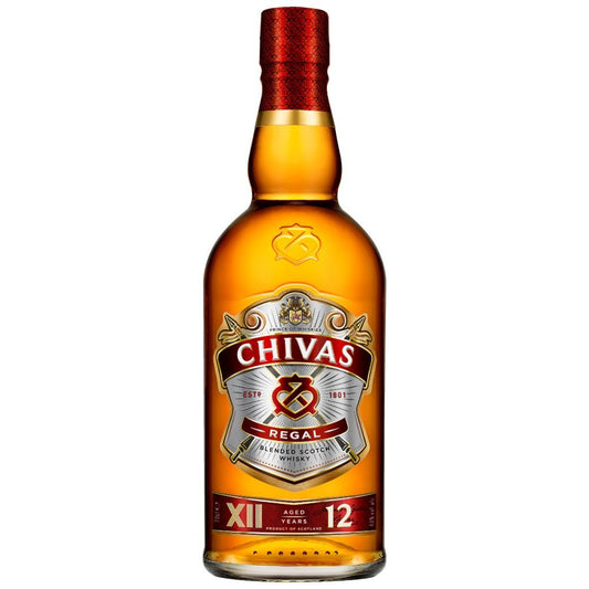 Chivas Regal 12 Year Old Scotch Whisky (700mL) - drinkswithdave