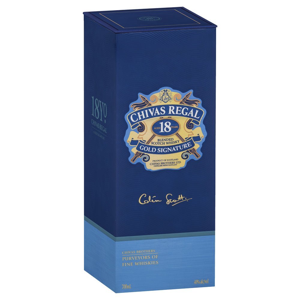 Chivas Regal 18 Gold Signature Blended Scotch Whisky (700mL) - drinkswithdave