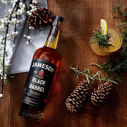 Jameson Black Barrel Limited Edition Pack with Hip Flask (700mL) - drinkswithdave