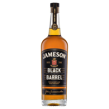 Jameson Black Barrel Limited Edition Pack with Hip Flask (700mL) - drinkswithdave