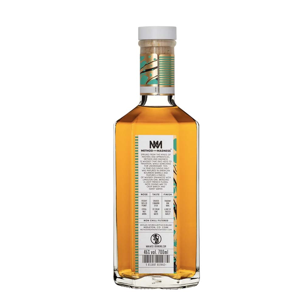 Method and Madness Single Malt Irish Whiskey (700mL) - drinkswithdave
