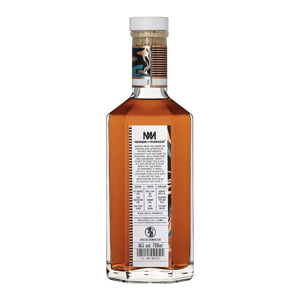Method & Madness Single Pot Still Irish Whiskey (700mL) - drinkswithdave