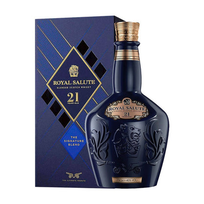 Royal Salute 21 Year Old Signature Blend Scotch Whisky (700mL) - drinkswithdave