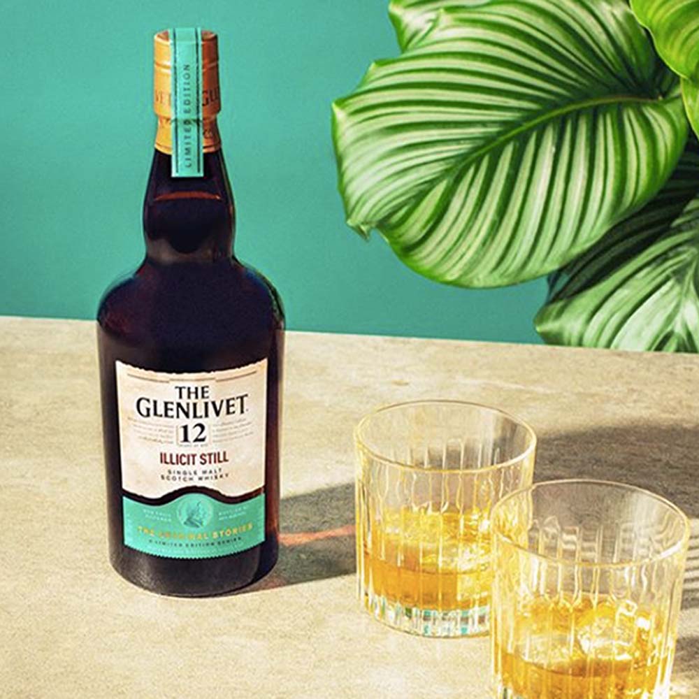 The Glenlivet 12 Year Old Illicit Still Single Malt Scotch Whisky (700mL) - drinkswithdave
