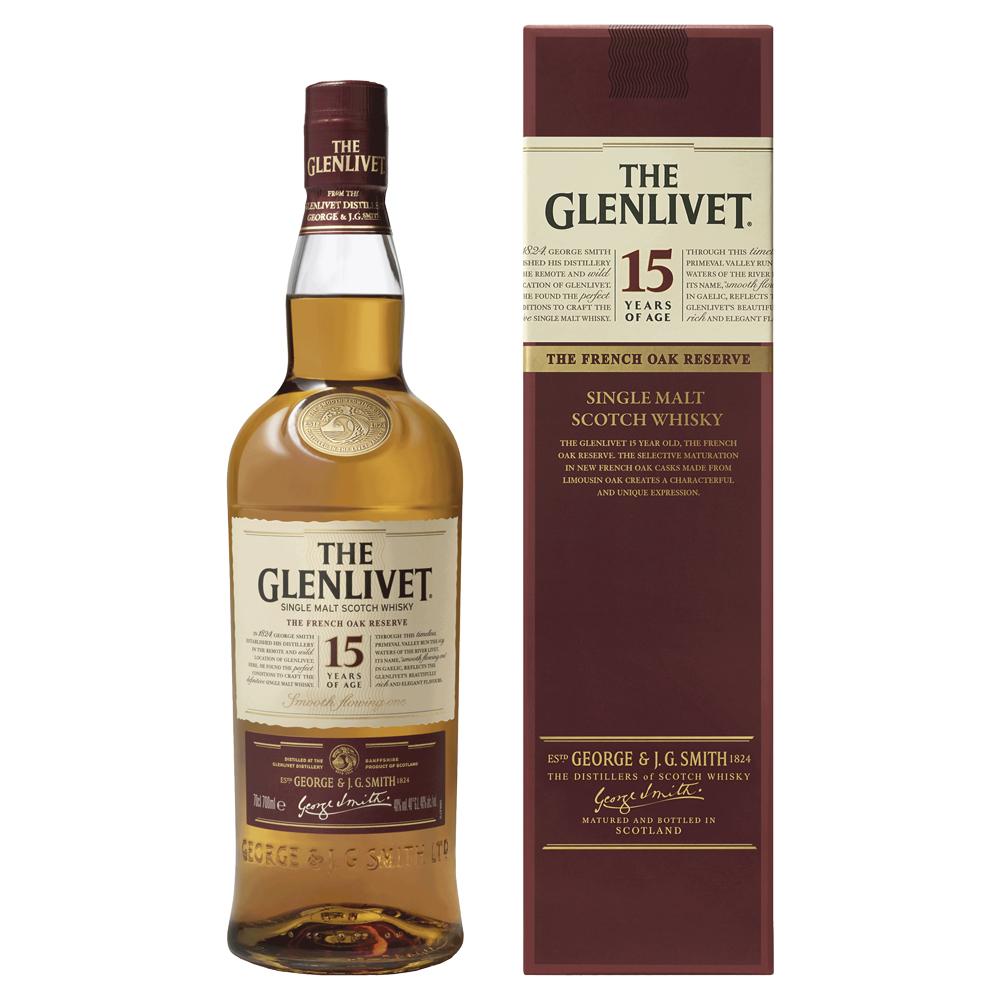 The Glenlivet 15yo Single Malt Scotch Whisky (700mL) - drinkswithdave