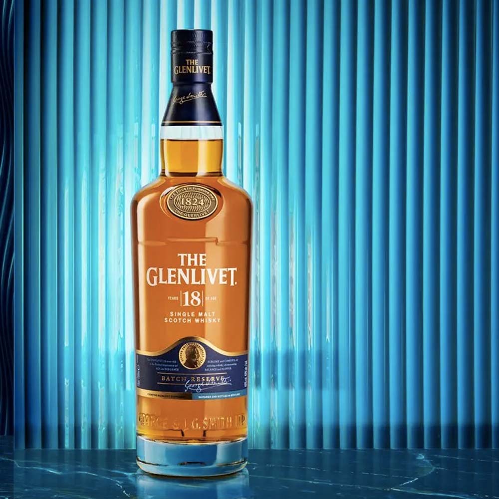 The Glenlivet 18yo Single Malt Scotch Whisky (700mL) - drinkswithdave