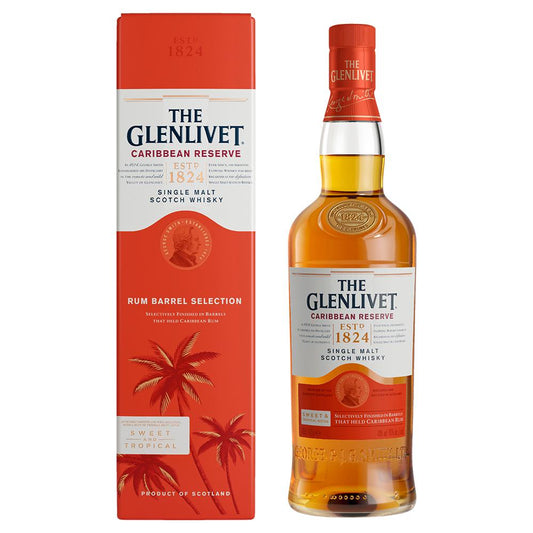 The Glenlivet Caribbean Reserve Scotch Whisky (700mL) - drinkswithdave