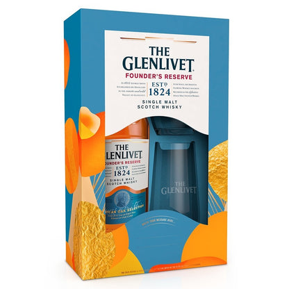 The Glenlivet Founders Reserve Glass Pack (700mL) - drinkswithdave