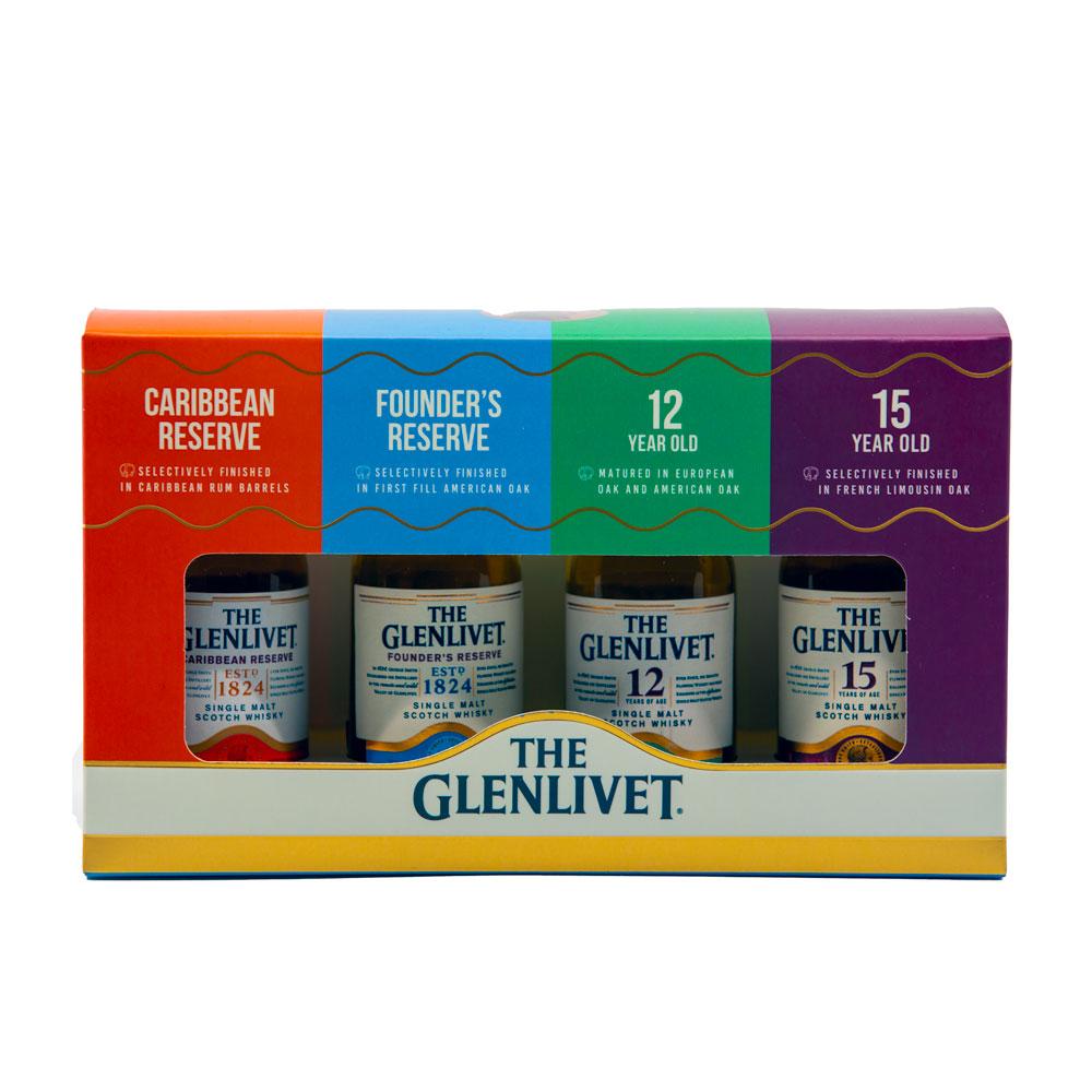The Glenlivet Scotch Whisky Miniature Gift Pack - drinkswithdave