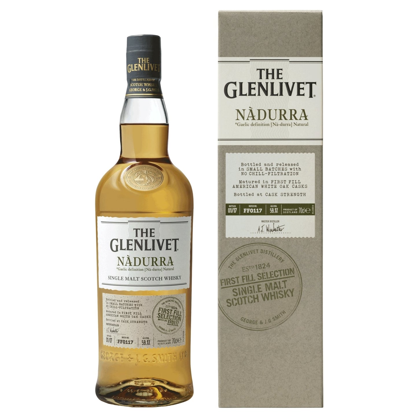 The Glenlivet Single Malt Whisky Nadurra First Fill (700mL) - drinkswithdave